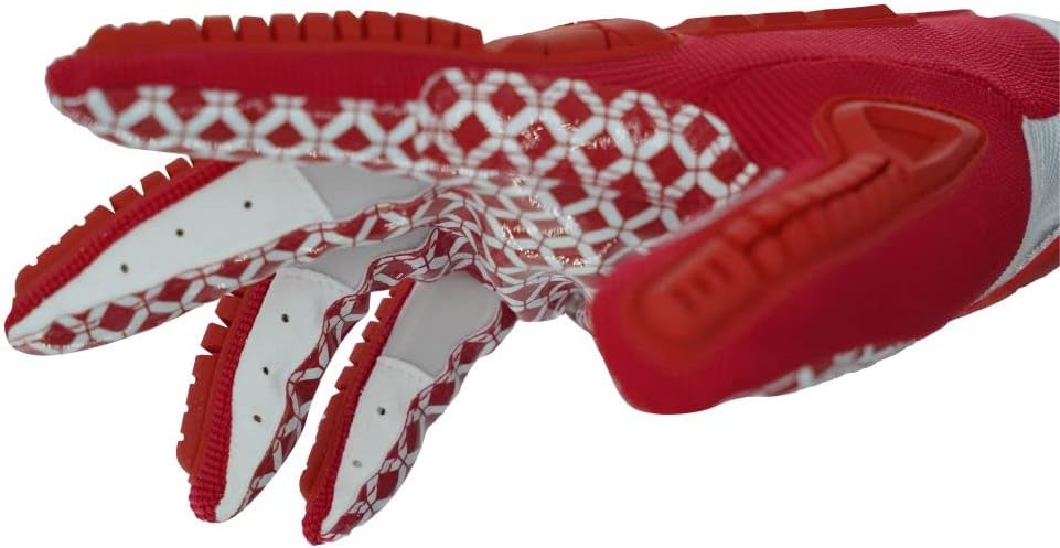 Seibertron Youth Full Finger Lineman 2.0 Football Gloves – Padded Palm, Flexible TPR Impact Protection, & Enhanced Grip