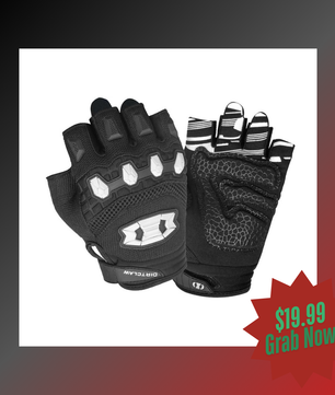 Seibertron Dirtclaw Adult BMX MX ATV MTB Road Racing Mountain Bike Bicycle Cycling Off-Road/Dirt Bike Gel Padded Anti - Slip Palm Fingerless Gloves Motorcycle Motocross Sports Gloves