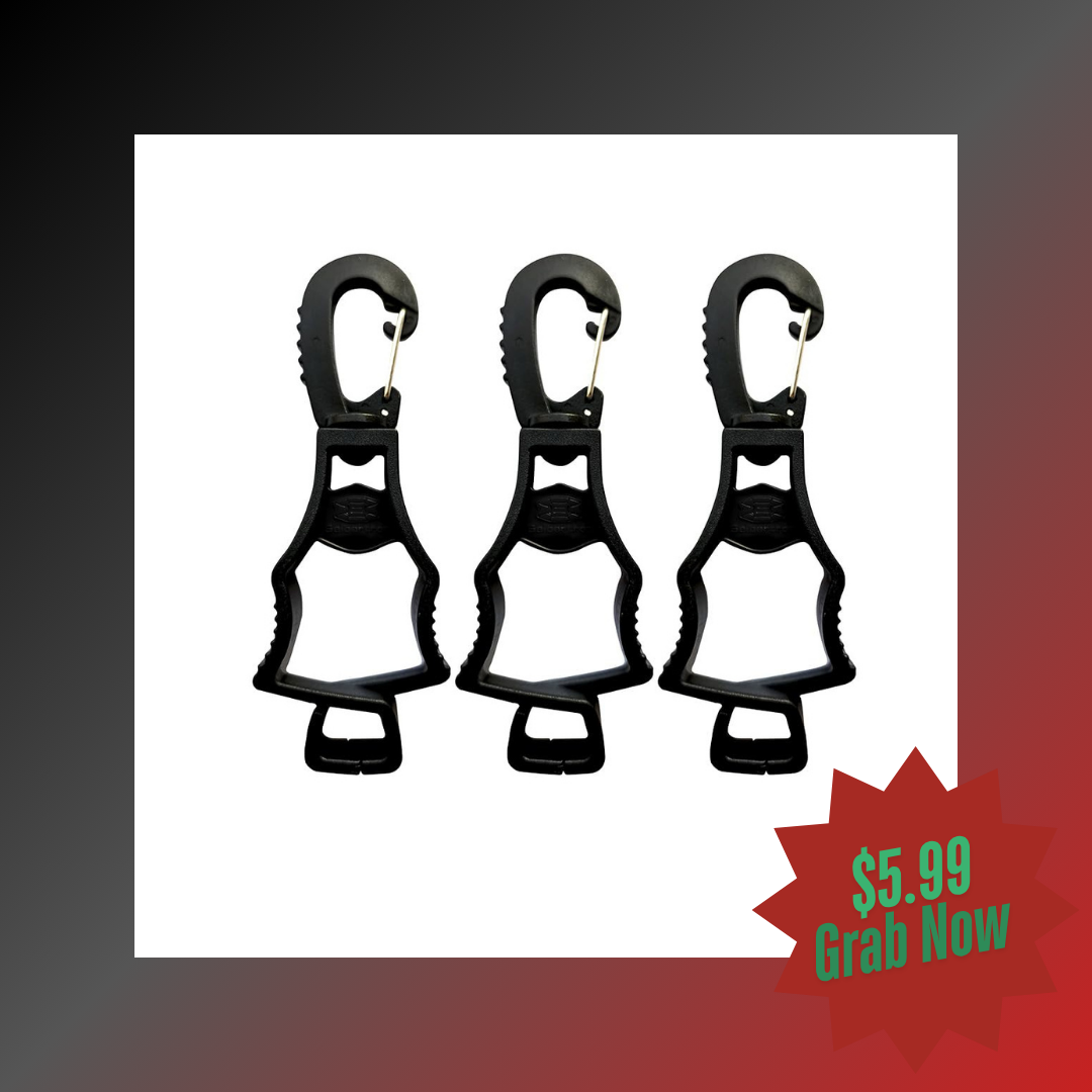 Seibertron Work Gloves Grabber Clip: Attach to Pants for Easy Access
