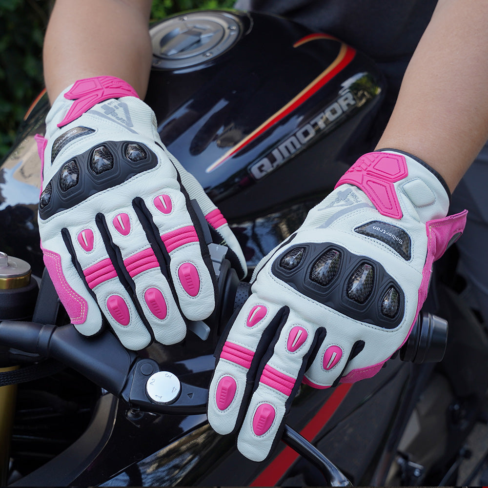 Seibertron SPS-4 Upgraded Winter Motorcycle Riding Gloves - Carbon Fiber, Waterproof, and Snowproof for Fall and Winter