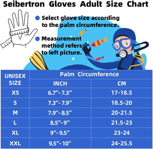 Seibertron Patented C.R.D.G 1.0 / C.R.D.G  2.0 Aramid Anti-Cut Puncture Resistant Diving Gloves