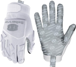 Seibertron H.P.I.R.G Touchscreen Lineman and Football Receiver Gloves, Flexible Breathable Impact Protection Back of Hand Glove Adult and Youth Sizes