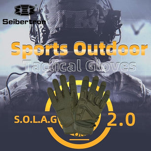 Seibertron Adult Or Youth S.O.L.A.G 2.0 Sports Outdoor Water Resistant Full Finger Touchscreen Gloves