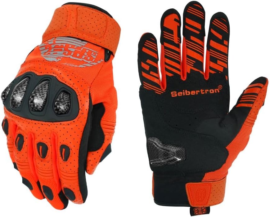 Seibertron Adult SPS-2/SPS-5 Unisex Touchscreen Road Racing Motorcycle MTB Sports Gloves