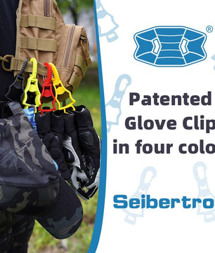 Clip para guantes de trabajo Seibertron: se fija a los pantalones para un fácil acceso