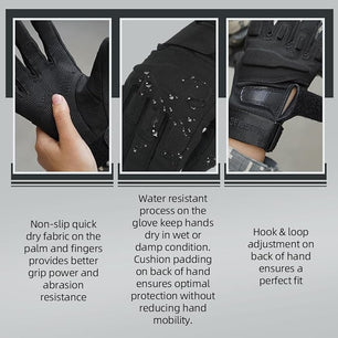 Seibertron Adult Or Youth S.O.L.A.G Sports Outdoor Water Resistant Full Finger And Half Finger Touchscreen Gloves