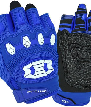 Seibertron Dirtclaw Adult BMX MX ATV MTB Road Racing Mountain Bike Bicycle Cycling Off-Road/Dirt Bike Gel Padded Anti - Slip Palm Fingerless Gloves Motorcycle Motocross Sports Gloves
