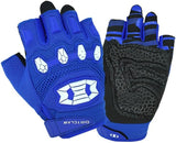 blue motocross gloves