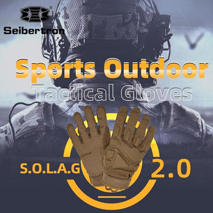 Seibertron Adult Or Youth S.O.L.A.G 2.0 Sports Outdoor Water Resistant Full Finger Touchscreen Gloves