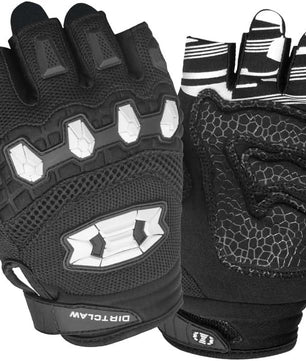 Seibertron Dirtclaw Adult BMX MX ATV MTB Road Racing Mountain Bike Bicycle Cycling Off-Road/Dirt Bike Gel Padded Anti - Slip Palm Fingerless Gloves Motorcycle Motocross Sports Gloves