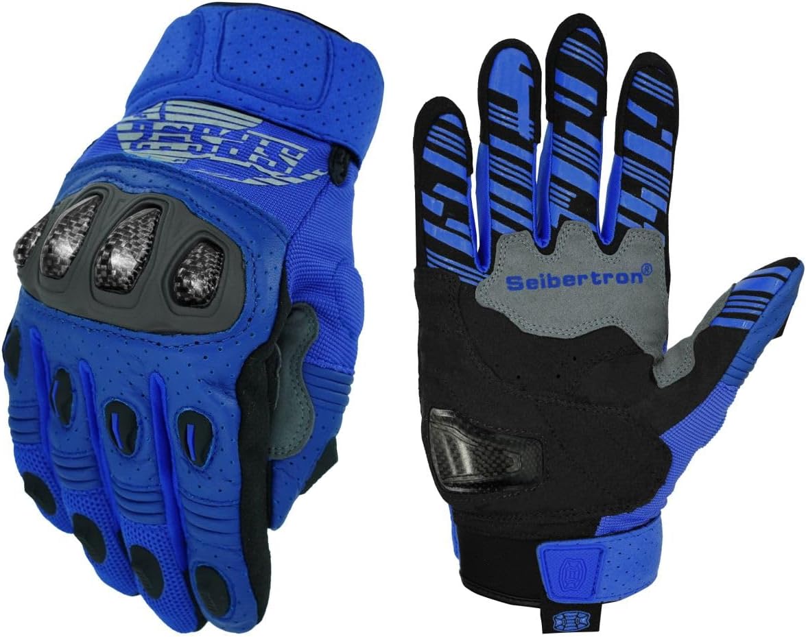 Seibertron Adult SPS-2/SPS-5 Unisex Touchscreen Road Racing Motorcycle MTB Sports Gloves