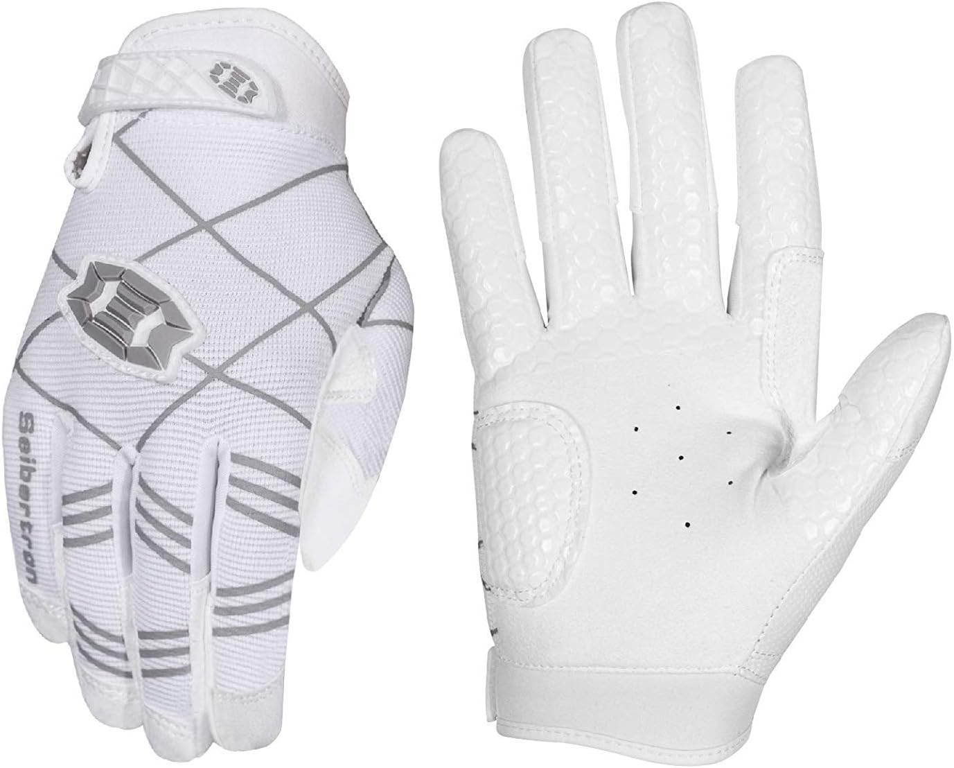 Seibertron Youth B-A-R PRO 2.0 Signature Baseball/Softball Batting Gloves Super Grip Finger