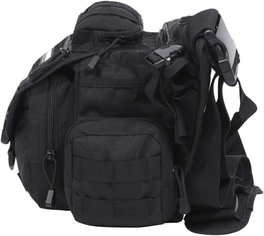 Bolsa bandolera táctica Seibertron EDC de viaje compacta tipo mensajero Molle