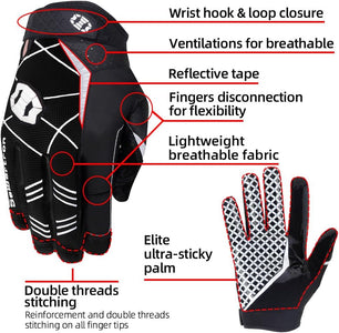 Seibertron Pro 3.0 Elite Ultra-Stick Sports Receiver Glove Football Gloves Adult