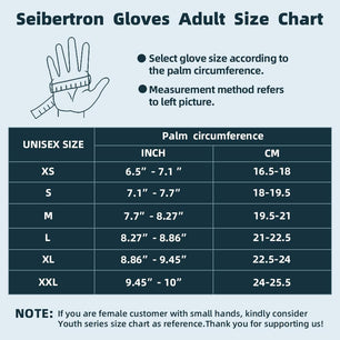 Seibertron S.P.S.G-5 Ultimate Disc Golf Gloves Super Grip and Disc Gloves Sun Protection Breathable Touchscreen Sport Frisbee Glove with Glove Clip