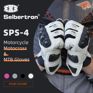 Seibertron Adult SPS-4 Winter Cold Weather Motorcycle Gloves Rainproof Riding with Touchscreen Warm Gauntlet for Men and Women