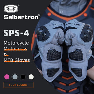 Seibertron Adult SPS-4 Winter Cold Weather Motorcycle Gloves Rainproof Riding with Touchscreen Warm Gauntlet for Men and Women