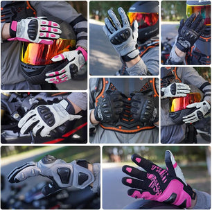 Seibertron Adult SPS-4 Winter Cold Weather Motorcycle Gloves Rainproof Riding with Touchscreen Warm Gauntlet for Men and Women