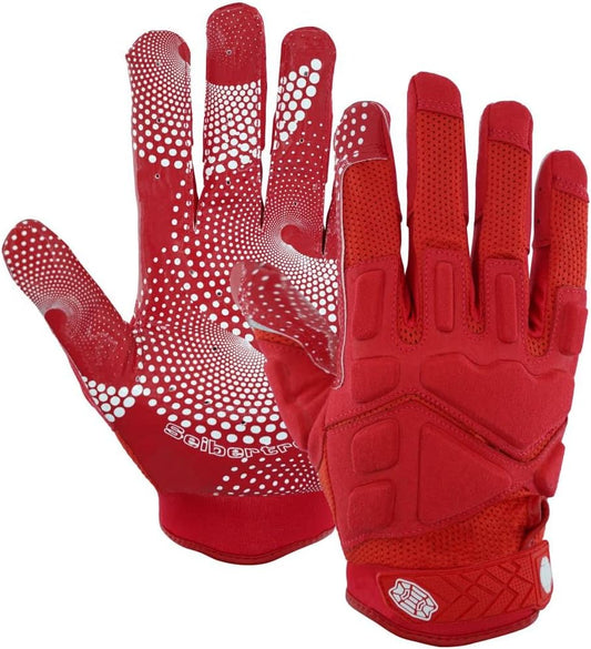 Seibertron Youth G.A.R.G 2.0 Gel Filled Patented Anti-Impact Ultra-Stick Football Sports Receiver Gloves