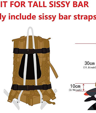 backpack with luggage strap