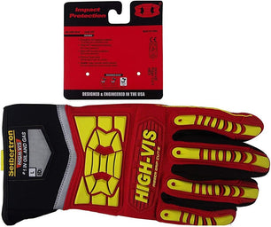 Seibertron HIGH-VIS HRC5 Rigger Excellent Grip Cut5 Handyman/Boxer Work Gloves Abrasion Resistant Oil & Gas Drilling Safety Impact Protection Gloves CE EN388 4542