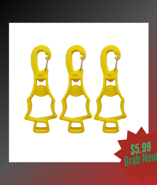 Seibertron Work Gloves Grabber Clip: Attach to Pants for Easy Access