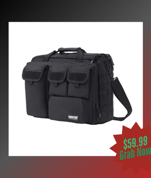 Bolso bandolera multifunción Seibertron Pro, compatible con portátiles de 14,1