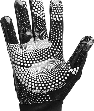Seibertron Youth G.A.R.G 2.0 Gel-Filled Anti-Impact Ultra-Stick Football Receiver Gloves – Patented Technology for Maximum Grip & Protection
