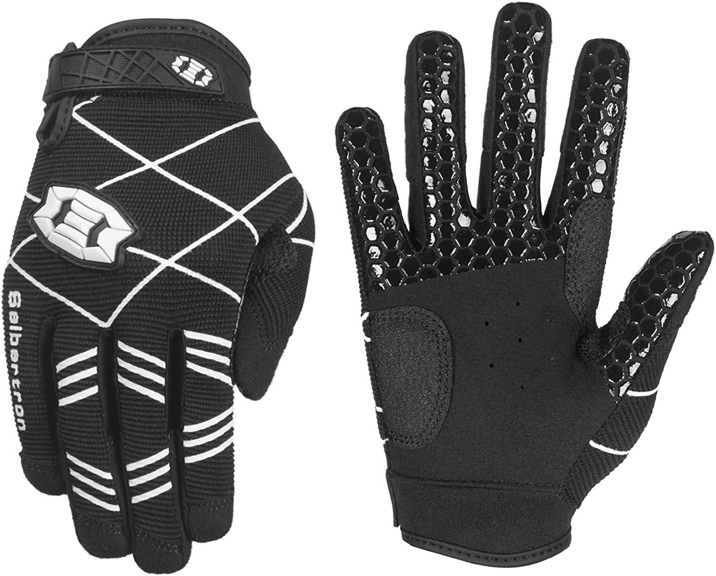 Seibertron Youth B-A-R PRO 2.0 Signature Baseball/Softball Batting Gloves Super Grip Finger