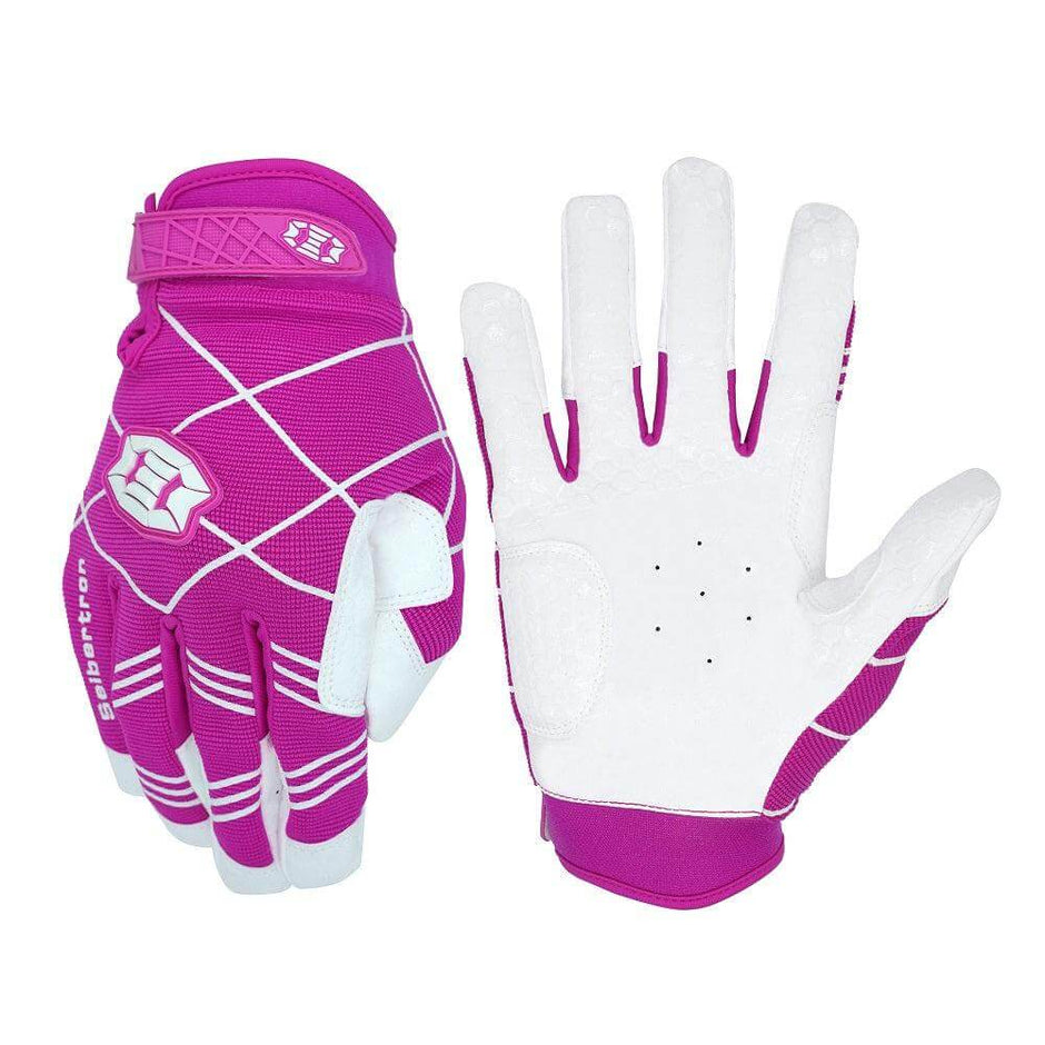 Seibertron B-A-R PRO 2.0 Gants de frappeur de baseball/softball Signature Super Grip avec ajustement des doigts pour adultes Jaune M Seibertron B-A-R PRO 2.0 Gants de frappeur de baseball/softball Signature Super Grip avec ajustement des doigts pour adultes Jaune M
