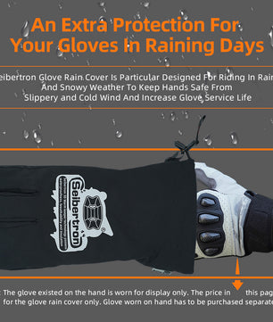 Seibertron Waterproof Windproof Motorcycle Glove Rain Cover