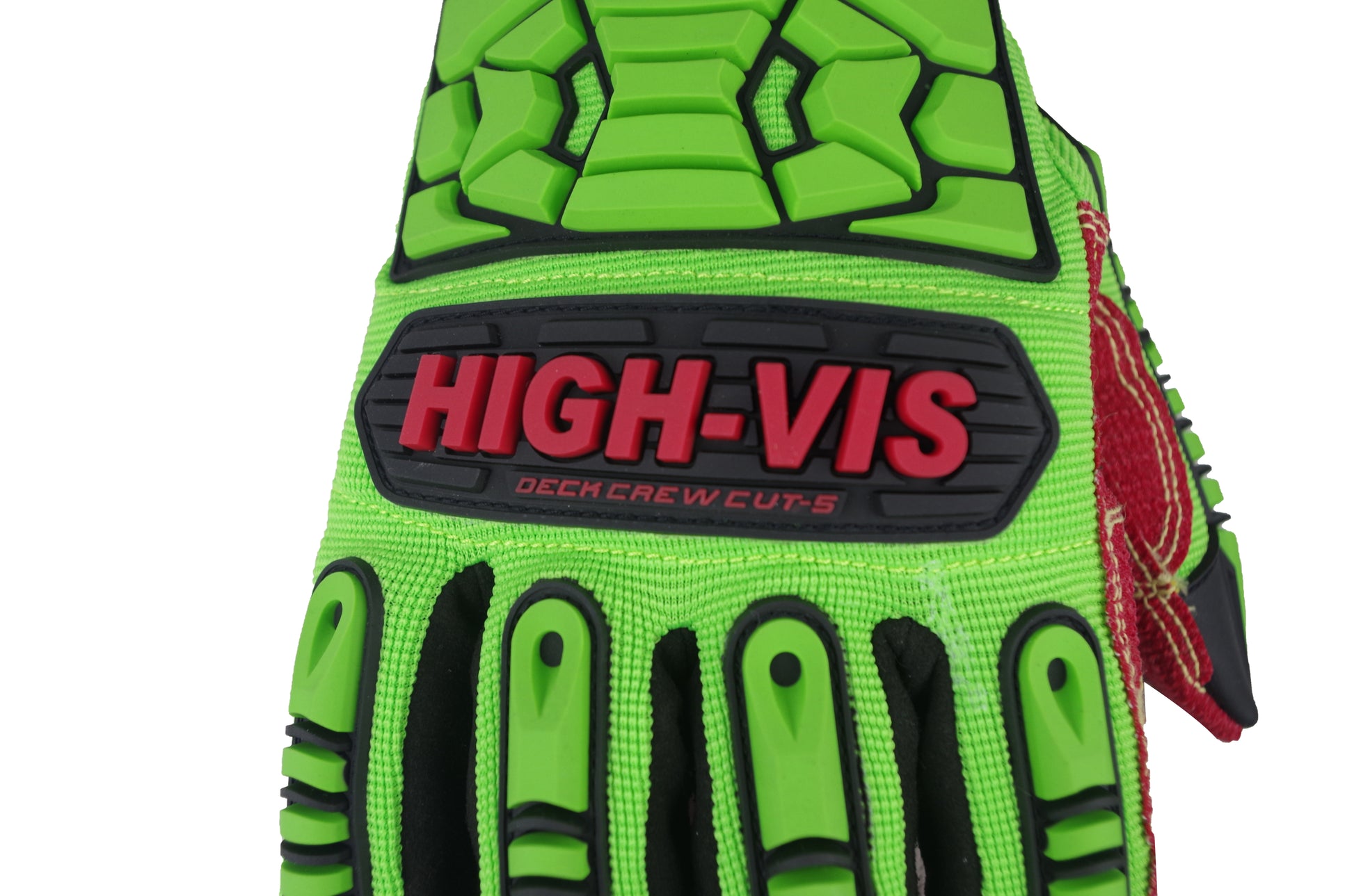 Seibertron HIGH-VIS HDC5 Level 5 Cut Resistant Deckhand Gloves High Performance Protection Impact Resistant Oil and Gas Safety Gloves CE EN388 4543