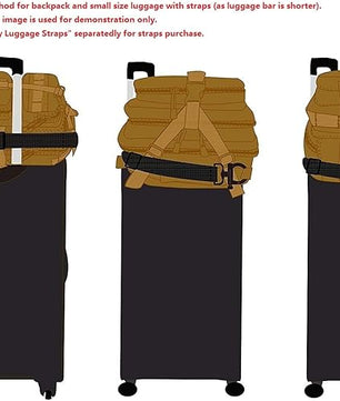 Hiking backpack with side pockets for convenient access to essentials.