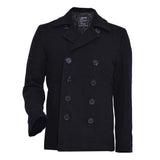 Mens Pea Coats Woolen Coat US Navy Type 80% Wool USN Seibertron - Seibertron