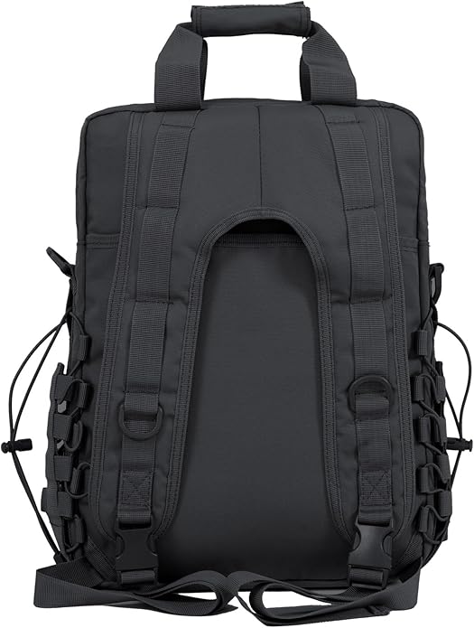 Durable Molle tactical backpack featuring a dedicated laptop compartment.