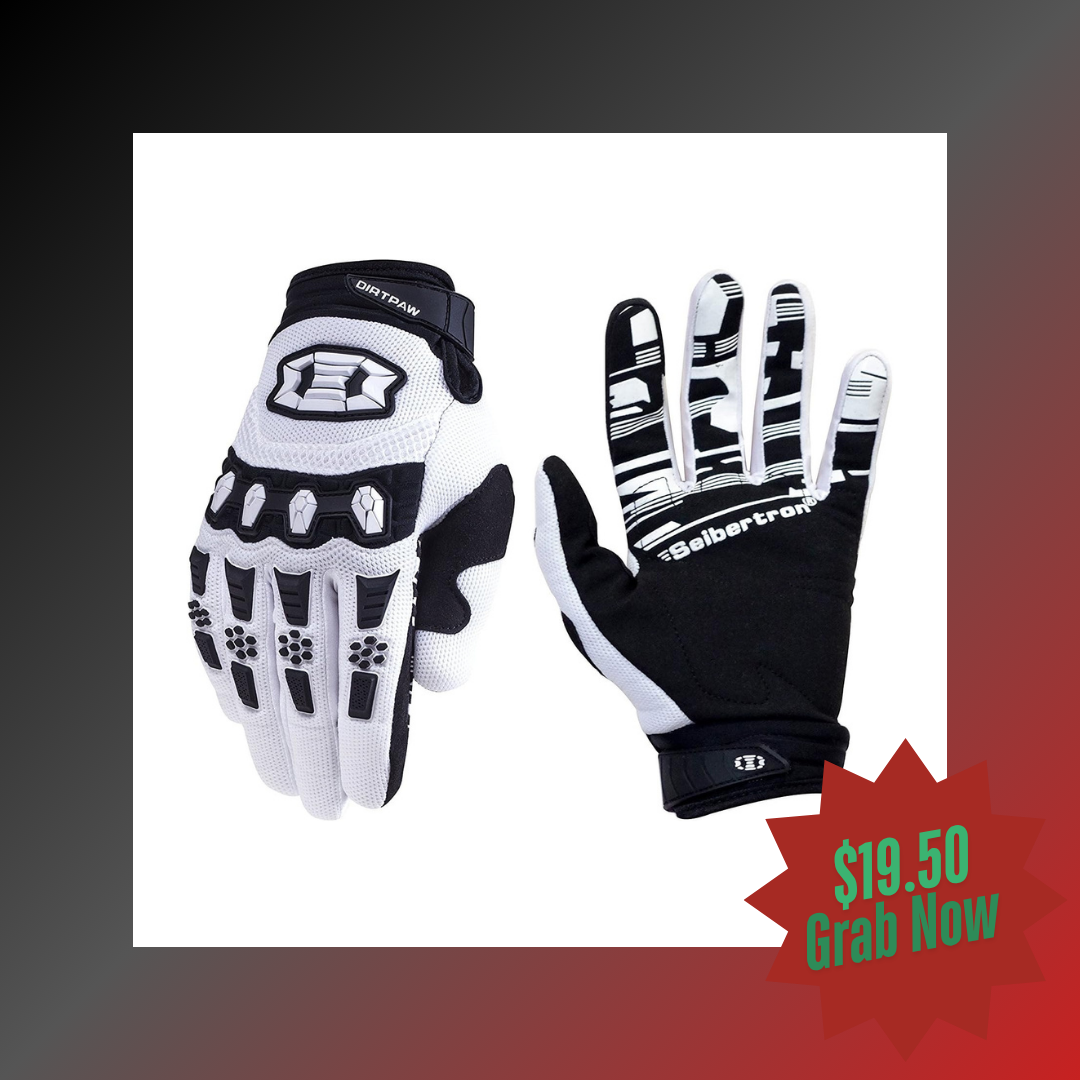 Motocross Gloves Adult Unisex BMX MX ATV MTB Racing Dirtbike Gloves - Seibertron