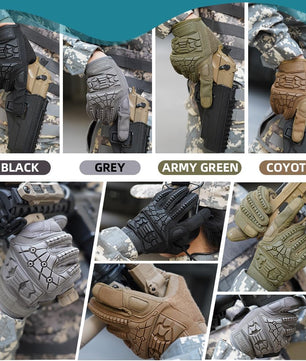 Durable anti-slip paintball gloves with superior grip