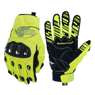 Seibertron SPS-2/SPS-5 Unisex Touchscreen Motorcycle Gloves for Road Racing and MTB Sports