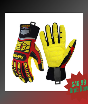 Seibertron SDXB Waterproof Anti-Slip Gloves with TPR Impact Protection, Hipora Waterproof Insert & Reflective Tape for Oil & Gas, Heavy Duty Work