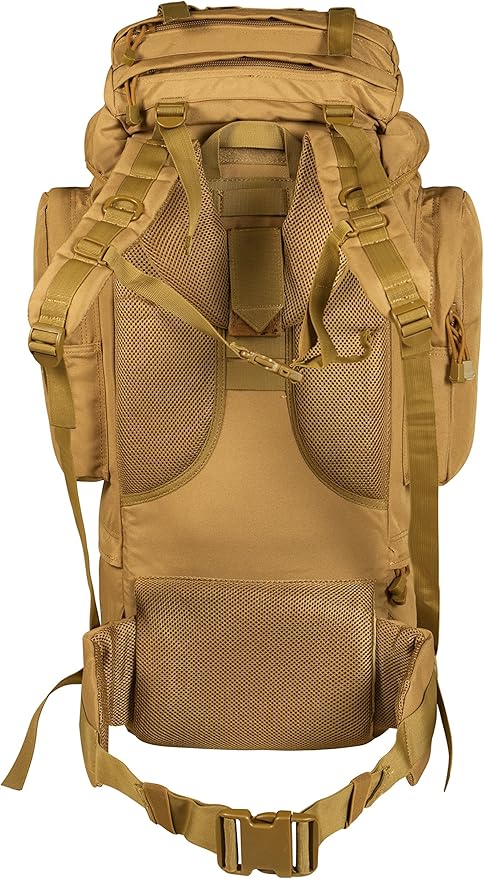 Seibertron 65L Waterproof Internal Frame Rucking Backpack