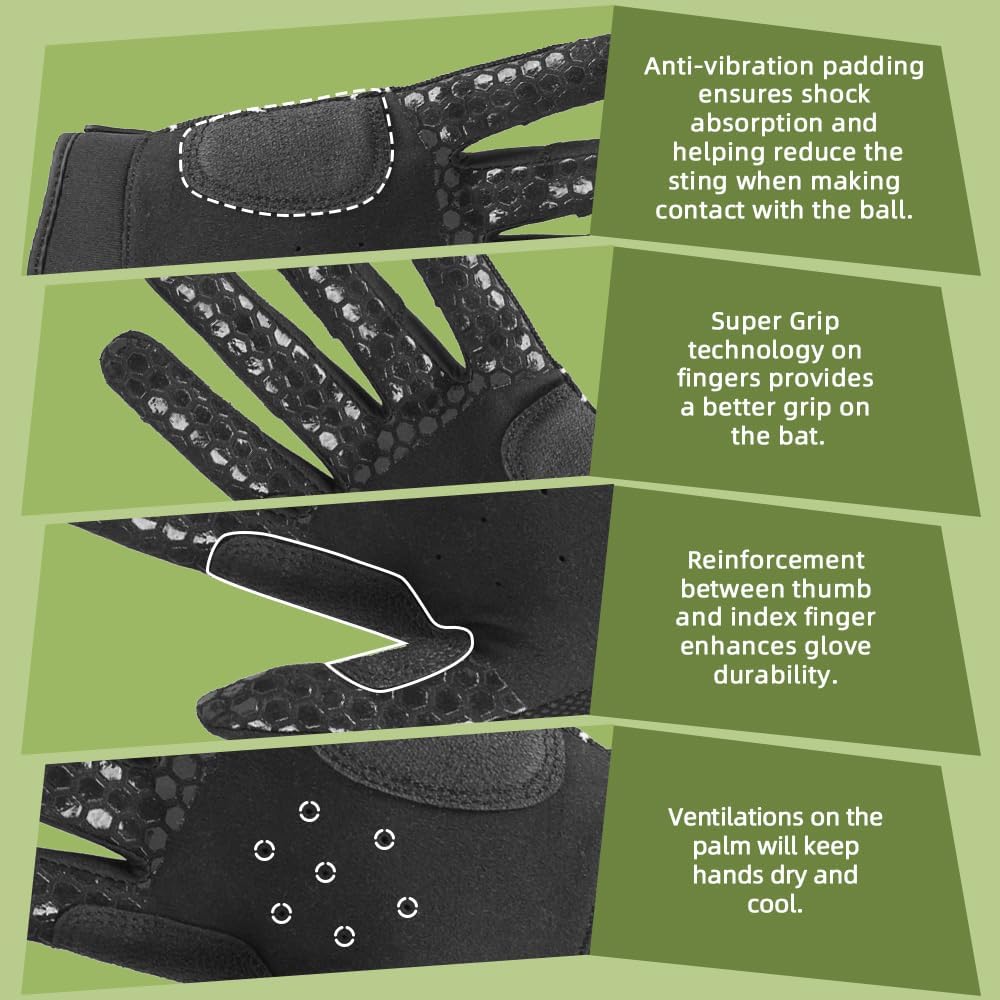 bulk baseball batting gloves