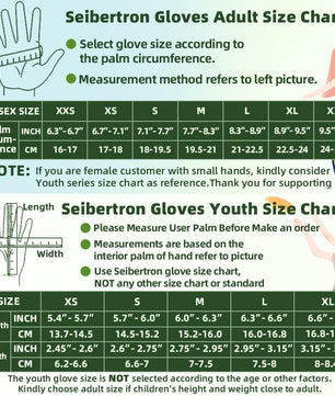 Seibertron Adult F.O.D.G.G 2.0 Ultimate Flying Disc Golf Gloves – Enhanced Non - Slip Grip for Improved Throws and Catches in All Weather Conditions - SeibertronSports