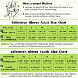 Seibertron Youth G.A.R.G 2.0 Gel-Filled Anti-Impact Ultra-Stick Football Receiver Gloves – Patented Technology for Maximum Grip & Protection - Seibertron