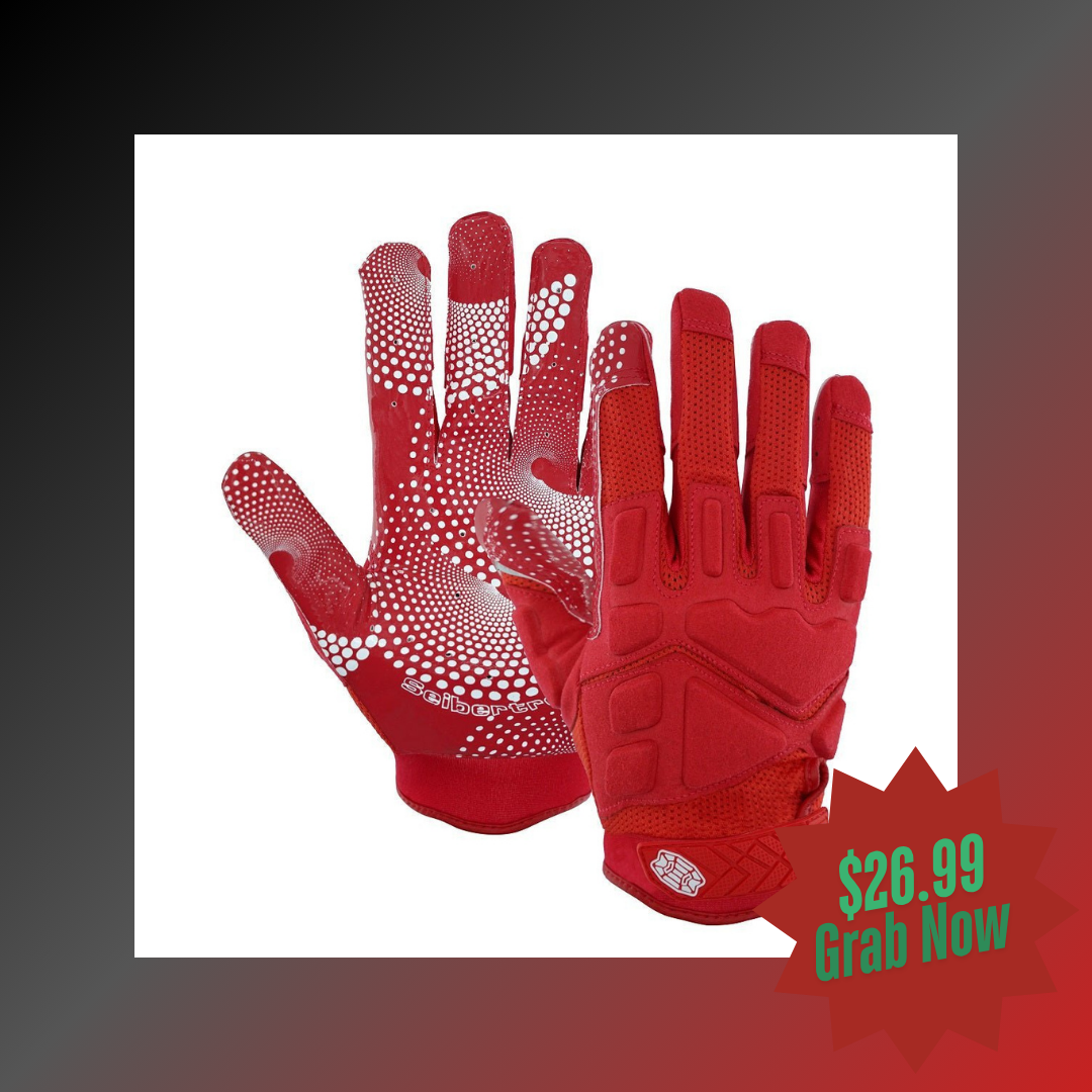 red receiver gloves