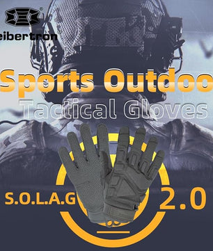 Seibertron Adult Or Youth S.O.L.A.G 2.0 Sports Outdoor Water Resistant Full Finger Touchscreen Gloves - SeibertronSports Gloves