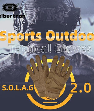 Seibertron Adult Or Youth S.O.L.A.G 2.0 Sports Outdoor Water Resistant Full Finger Touchscreen Gloves - SeibertronSports Gloves