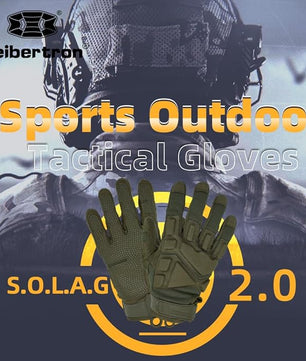 Seibertron Adult Or Youth S.O.L.A.G 2.0 Sports Outdoor Water Resistant Full Finger Touchscreen Gloves - SeibertronSports Gloves