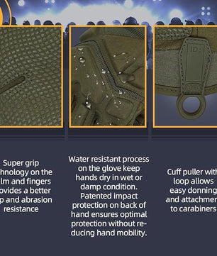 Seibertron Adult Or Youth S.O.L.A.G 2.0 Sports Outdoor Water Resistant Full Finger Touchscreen Gloves - SeibertronSports Gloves