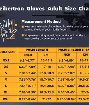 Seibertron Adult Or Youth S.O.L.A.G 2.0 Sports Outdoor Water Resistant Full Finger Touchscreen Gloves - Seibertron