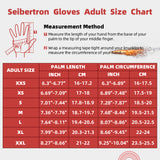 Seibertron Adult Or Youth S.O.L.A.G Sports Outdoor Water Resistant Full Finger Touchscreen Gloves - Seibertron